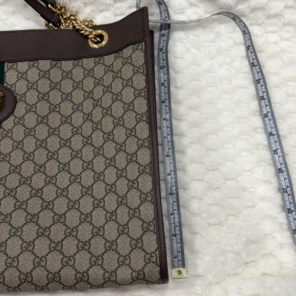 Gucci GG Supreme Rajah Large Tote-537219-Authentic-EUC - Picture 11 of 16